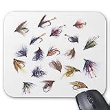 (mouse pad) Personalized Fishing Flies Mouse Pad