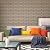 Reusable Plastic Wall Stencil // 25.5" x 37.4" // BRICK WALL #2 // Seamless Repetitive Allover Pattern Template