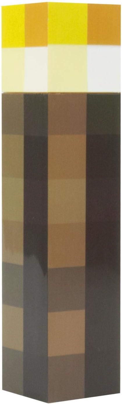 minecraft torch 22oz kids plastic screw lid water bottle