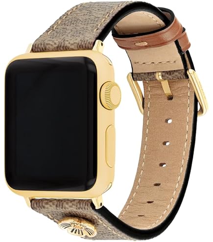 Amazon.com: COACH Apple Watch Strap, Compatible with 38mm, 40mm
