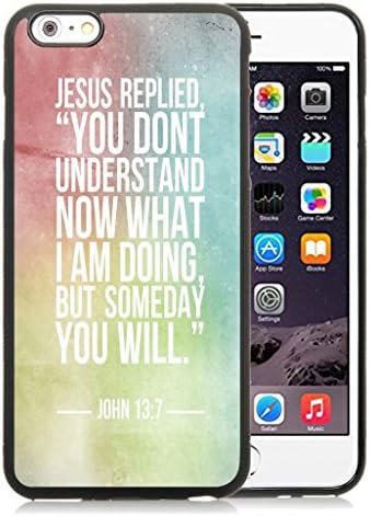 Case for NEW iPhone 8 PLUS -, NEW iPhone 8 PLUS - Case Christian Quotes Bible Verses Jesus What I Am Doing But Someday You Will John 13:8 PLUS - Black Rubber Case CoverIncludes 3 Screen Protectors
