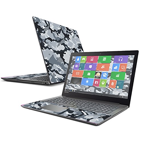 MightySkins Skin Compatible with Lenovo IdeaPad 320 17" (2017) - Gray Camouflag…