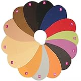 Shoe Replacement Rubber Half Sole,Rubber sheet , Choose Thickness and Color, Pack of 1 Pair