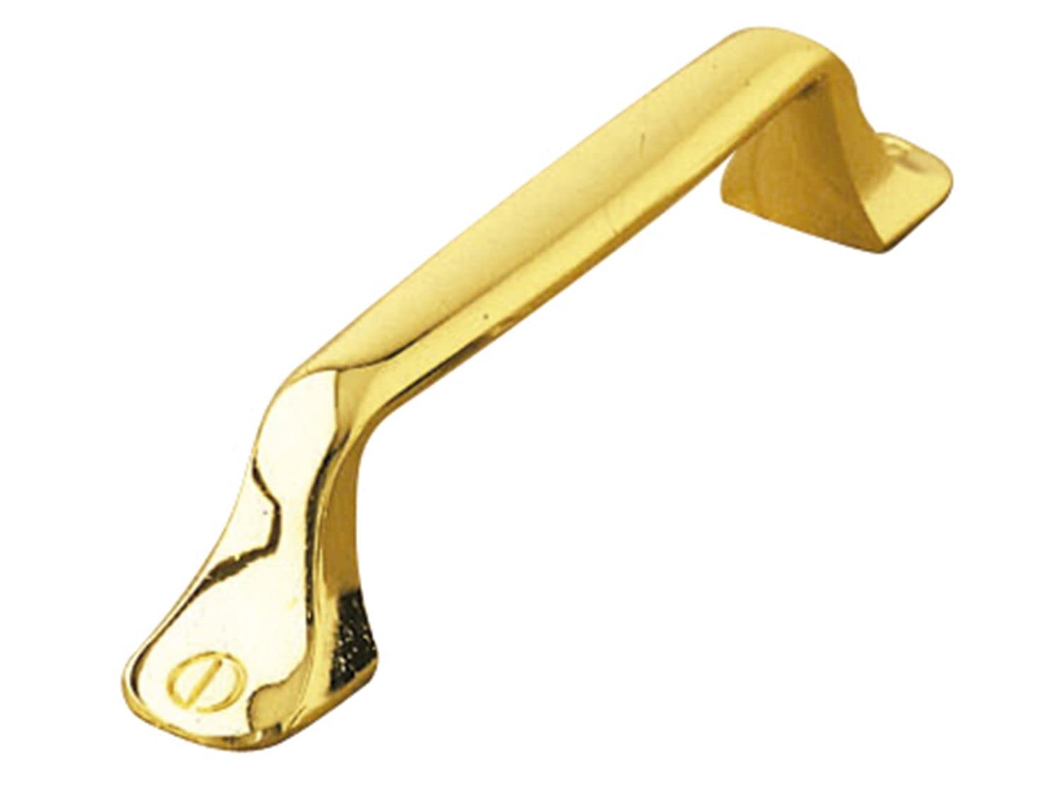 Amig - Zamak Mod.70 Furniture Handle in Gold Finish | Ideal Handle for Placing Horizontal or Upright in Drawers and Doors of All Types of Furniture and Cabinets | Measurement: 96 mm