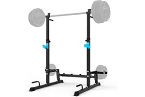 JX FITNESS Squat Rack, Barbell Rack, Bench Press Rack Push Up Multi-Function Weight Lifting Gym/Home Gym