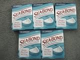 Sea Bond Denture Adhesive, Original, 15 uppers per Pack, 5 packs