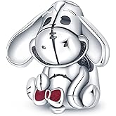 LIGHTDOG 925 Sterling Silver Charms for Bracelets Necklaces Dangle Pendants Beads Charms Fits Pandora Charms Bracelets Jewelry Holidays Gift for Women