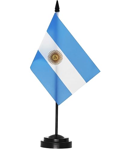 Uruguayan Car Flag 45x30 cm - Uruguayan Car Flag 30 x 45 cm - Banner 18x12 INCHES HIGH QUALITY PLASTIC STICK - AZ FLAG