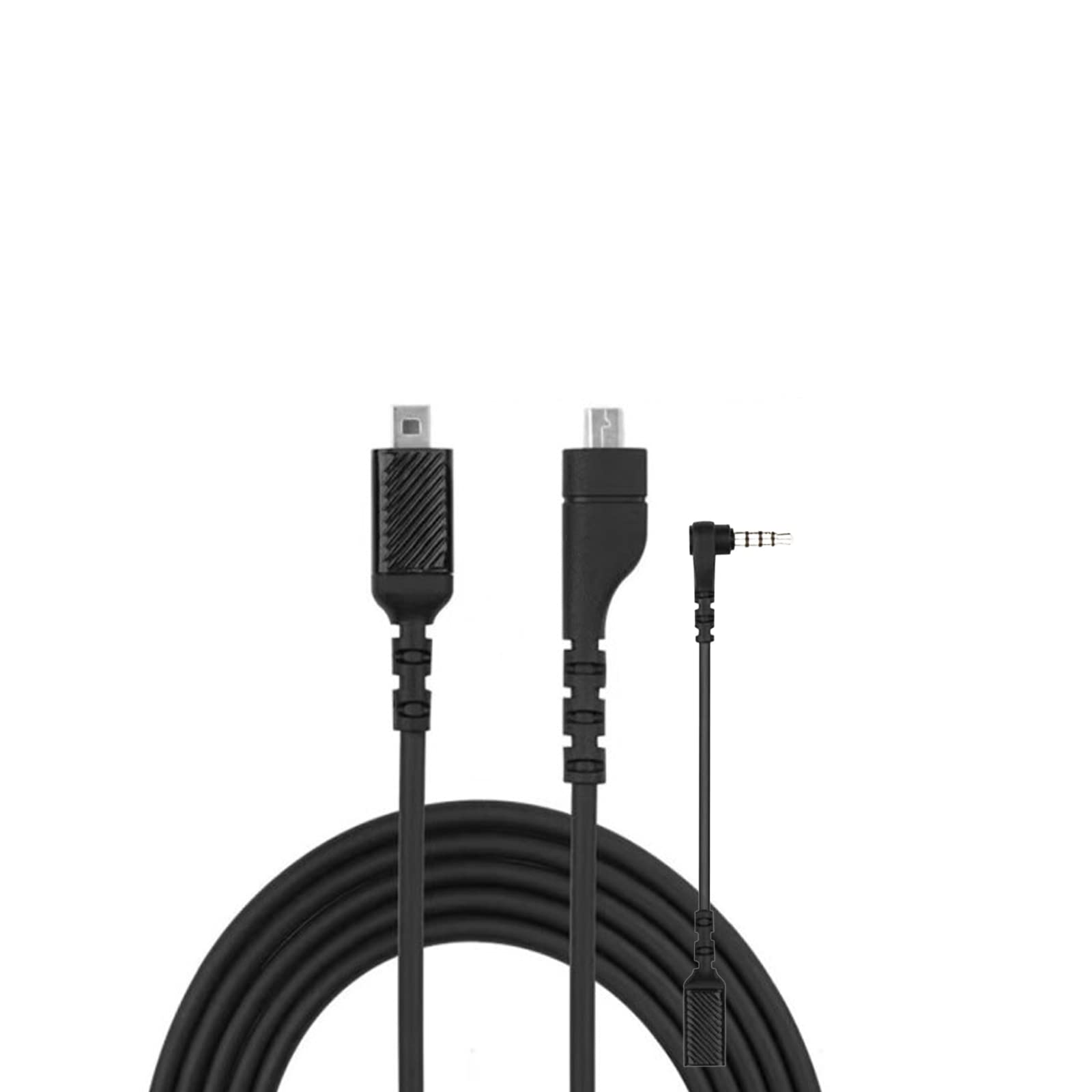 Adhiper Audio Extension Cable Replacement Sound Card Audio Cable Sound Card with 3.5mm Adapter Cable Compatible for SteelSeries Arctis 3/5/7 Gaming Headphones (1.5M)