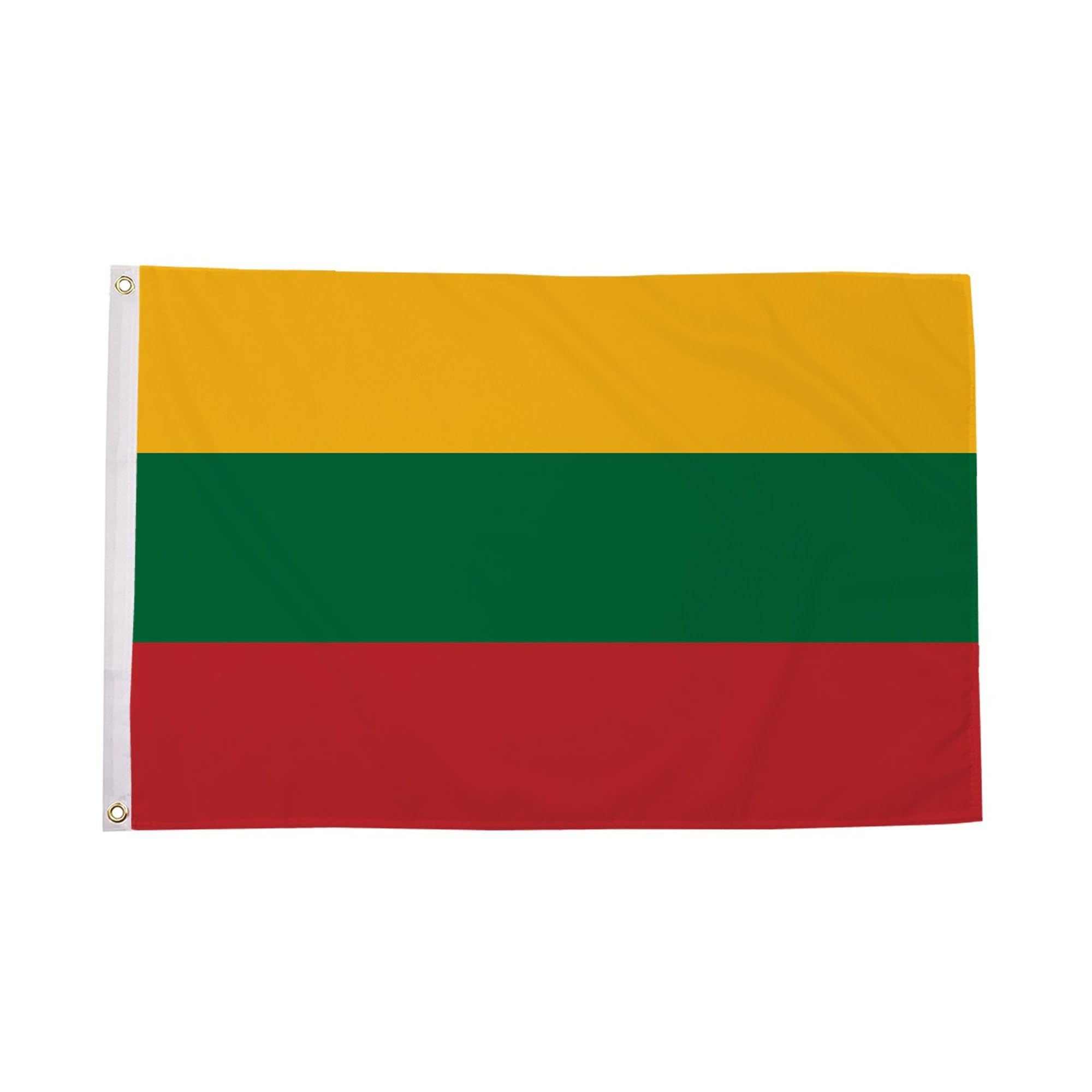 Flagtex Lithuania Flag Small 3ft x 2ft (90cm x 60cm) - Lithuanian National Flag for Garden Display, Outdoor Polyester Flag, European Country Banner, Sports Events — image 1