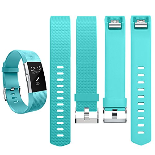 image for GEAK For Fitbit Charge 2 Bands, Classic Sports Replacement Bands for F