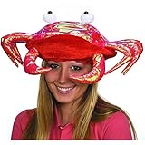 Metallic Red Crab Hat