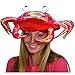Metallic Red Crab Hat