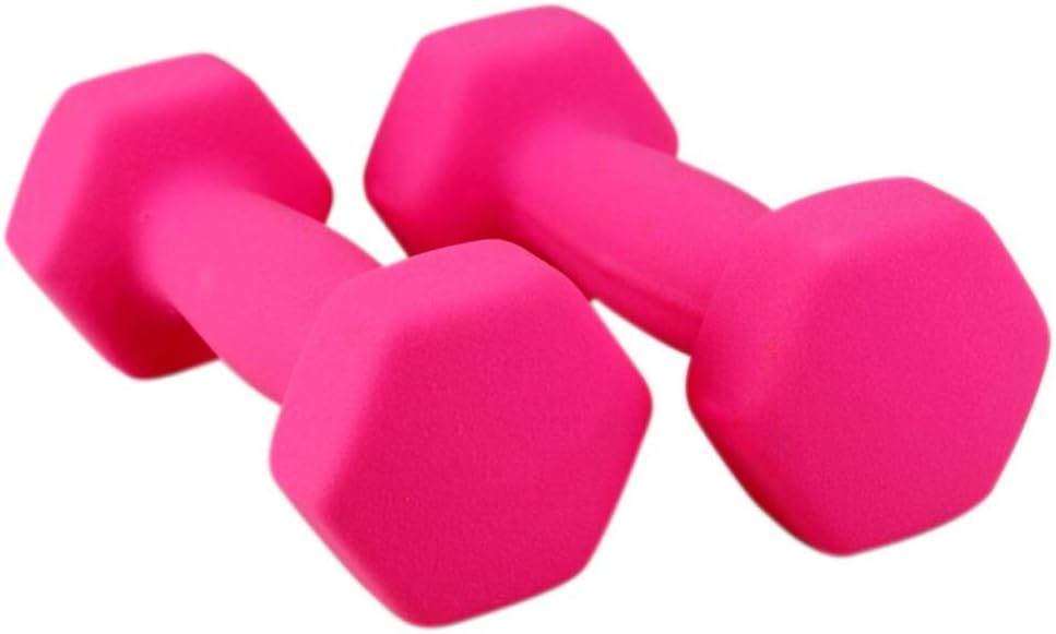 Dumbbell Fitness Dumbbells Barbell Lifting Pink Home Fitness Yoga Ladies Dumbbell Plastic Arm Thin Arm Glue Small Dumbbell Fitness Equipment 4 Kg A Pair Dumbbell Dumbbells Barbell Lifting