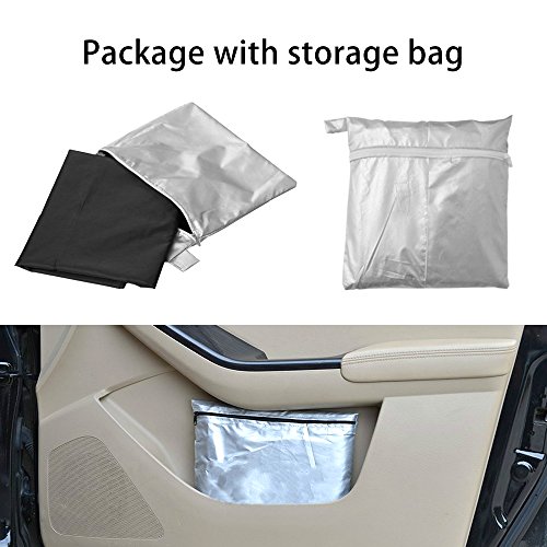 Magnetic Car Windshield Snow Cover, IC ICLOVER Wipers Covers Winter Snow Ice Frost Guard Sun Shade Protector Rain Dust Resistant No More Scraping Door Flaps Windproof Fit Most Car, SUV, Truck, Van - Thumbnail 7