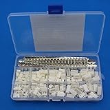 Raogoodcx 600Pcs 2.54mm JST-XHP 2 / 3 / 4 / 5 Pin housing and Male / Female Pin Head Connector Adapter Plug Set