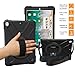 BRAECNstock iPad Air 4 Case for iPad 10.9 inch Three Layer Drop Protection Rugged Protective Heavy Duty iPad Case with Kickstand/Hand Strap/a Shoulder Strap for iPad 10.9 Case(Black