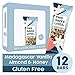 This Saves Lives Gluten-Free Snack Bars, Helping to End Child Hunger, Individually Wrapped Healthy Snack Bars, Non-GMO, Madagascar Vanilla Almond and Honey, 1.4oz Bars (Box of 12)