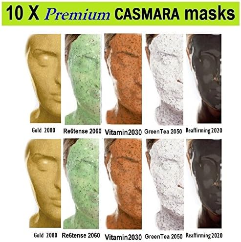 Casmara peel off mask (5 Multi Colors) + 1 Mixing Spatula and 1 Stem Cell Serum