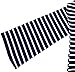 Womens Sexy Off The Shoulder Tops Long Sleeve Shirts Striped Juniors Casual Tops NavyStripes M