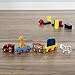Magnetic Train Toy Wooden Animal Learning Train Set with 4 Trains 3 Wooden Animals for Boys and Girls Toddlers by Hey! Play!