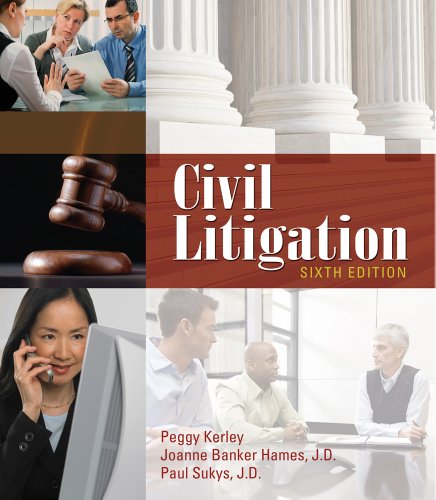 Bundle: Civil Litigation, 6th + Paralegal Online Courses - Civil Litigation on Blackboard Printed Access Card