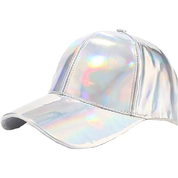 niumanery Women Men Faux Leather Baseball Cap Glitter  display picture 1