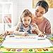 JVIGUE Large Water Doodle Mat - Portable Magic Water Drawing Mat Pad with 3 Water Pens and Drawing Booklet, Kids Educational Travel Toys Gift for Boy Girl Toddlers Age 1- 6, 36.6 X 25.6 Inch