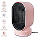 lifeholder Personal Space Heater, Ceramic Portable Heater, Auto Oscillating Design with Tip-Over/Overheat Protection, Warm & Natural Wind and Touch Control, Mini Electric Heater for Office, Bedroom