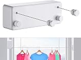 JOOM Retractable Clothesline 4.2M Heavy Duty Stainless Steel Indoor Outdoor view 1