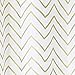 mDesign Sketched Decorative V-Pattern Fabric Shower Curtain - 72