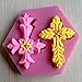 TXIN Cross Shape Non Stick Silicone Fondant Cake Decorating Chocolate Molds Candy Molds Baking Cookie Mould Soap Decorating Molds