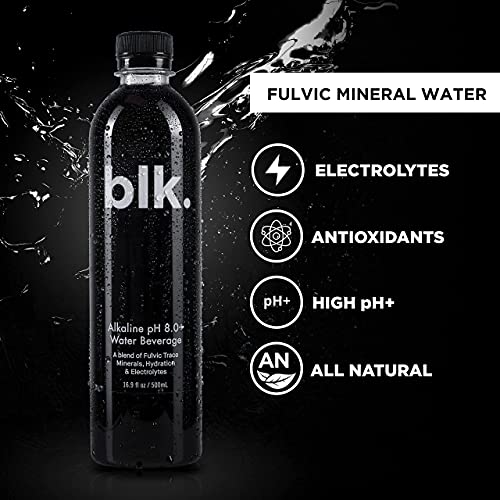 blk. Natural Mineral Alkaline Water, Bioavailable Fulvic & Humic Acid