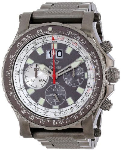 Reactor men s 81510 valkyrie e6b slide rule bezel watch