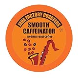 Java Factory Single Cup Coffee for Keurig K Cup Brewers, Smooth Caffeinator Medium Roast, 40 Count