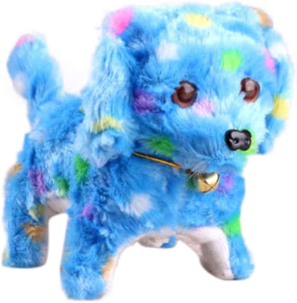 Simulation Teddy Dog Lucky, Realistic Electric Toy Dog Plush Stuffed