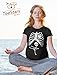 Halloween Pregnant Skeleton Ninja Baby X-Ray Funny Pregnancy Maternity Shirt X-Large Black