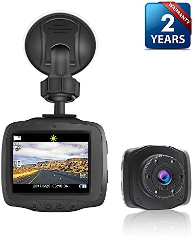 2.5”LCD HD 720P High Sensitivity Night Vision Dashboard Camera Recorder With Sony Exmor CMOS sensor,G-Sensor, Collision Detection,Parking Monitor,and Seamless Loop Recording（Free 8GB Micro SD Card)