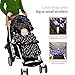 Stroller Cover and Baby Carrier Cover. Double Fleece Winter Cover - Fits Onto All Carriers & Strollers. Adjustable with Hoodie. 5-in-1 Multipurpose. Grey