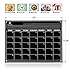 Be Smartholic - Monthly Magnetic Chalkboard for Refrigerator - Large (16 X 11.75 Inches) - Black - Premium Gift Package