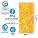 AVAWAVA Microfiber Beach Towel for Travel - XL 6 feet 6 inches, Sand Free, Oversized and Packable, Quick Dry Swim Towel- Beautiful Zen Design on Both Sides- 300 GSM