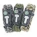3Bears Outdoor Survival Paracord Bracelet with Compass Fire Starter and Emergency Whistle(Army Green, Multi Camouflages, Pack of 3)