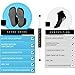 Skyba Non Slip Socks for Women - Grips for Barre, Pilates, Yoga, Hospital, Labor [Mesh Washing Bag] (Medium, 2 Pairs- Black)