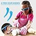 TruChef Kids Onion Goggles –TEAR FREE, Snug Fitting, Foam Lined Cooking Glasses for Kid Cooks - FREE EAR HOOKS included to ensure snug fit on kid chefs of all ages (BLUE)