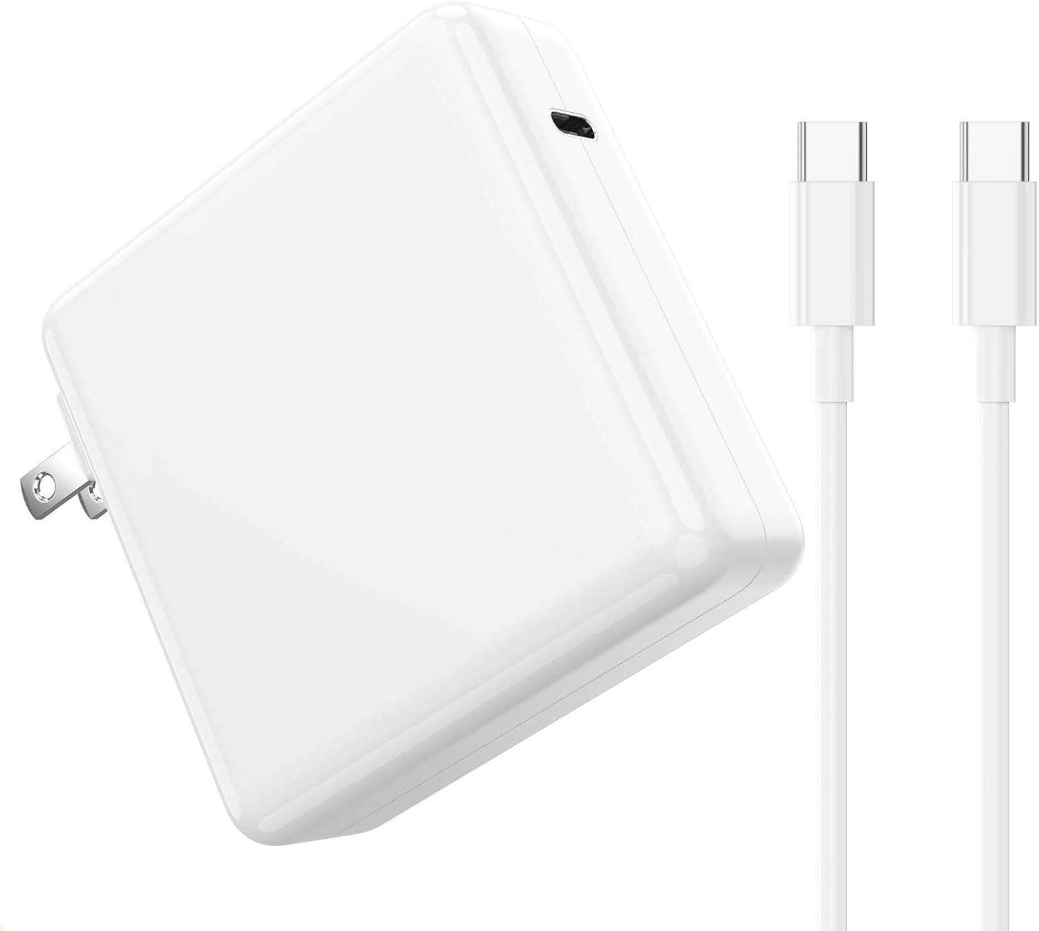 96W Mac Book Pro Charger USB C, USB C Power Adapter for Mac Book 2015-2017, Mac Book Air 2018, Mac Book Pro 16 15 13 inch 2016-2019 and Any Other Laptops or Smart Phones with USB C Port