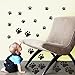 MLM Dog Paw Prints-Dog Pup Removable Vinyl Wall Sticker Decoration Décor for Children Nursery Room Home Décor Art Mural DIY