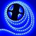 MEILI Waterproof Blue LED Light Strip, 16.4 Ft / 5 m 300 Units SMD3528 Led Strip Lighting (Power Adapter is Not Included)