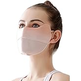 YUANST UV Face Mask, Sun Protection Face Mask, Sun Masks for Women, Ice Silk Cooling Breathable Face Cover, Washable Reusable