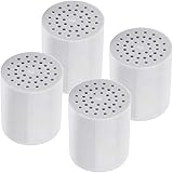 4 Pack 15 Stage Shower Filter Replacement Cartridge, Shower Filter for Hard Water, Universally Compatible with Any Similar De