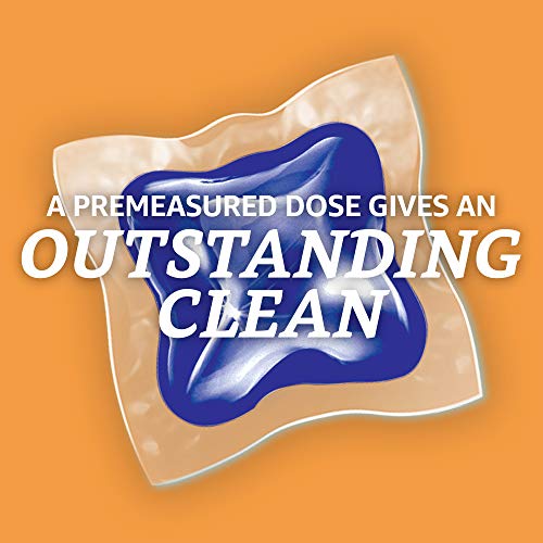 Amazon Brand Solimo Laundry Detergent Pacs, Fresh Scent, 72 count